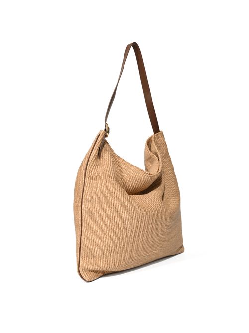 Borsa Todo Zanzibar Large a spalla in tessuto e pelle ORCIANI | B02194 ZNZBIS